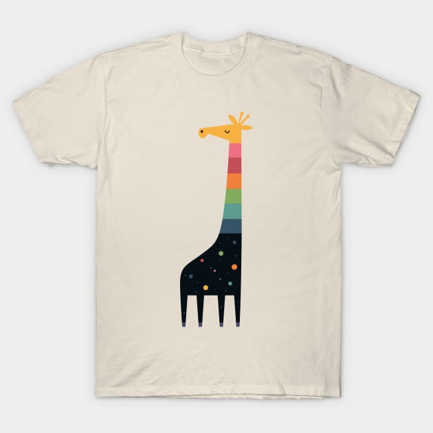 Galaxy Giraffe T-Shirt by AndyWestface